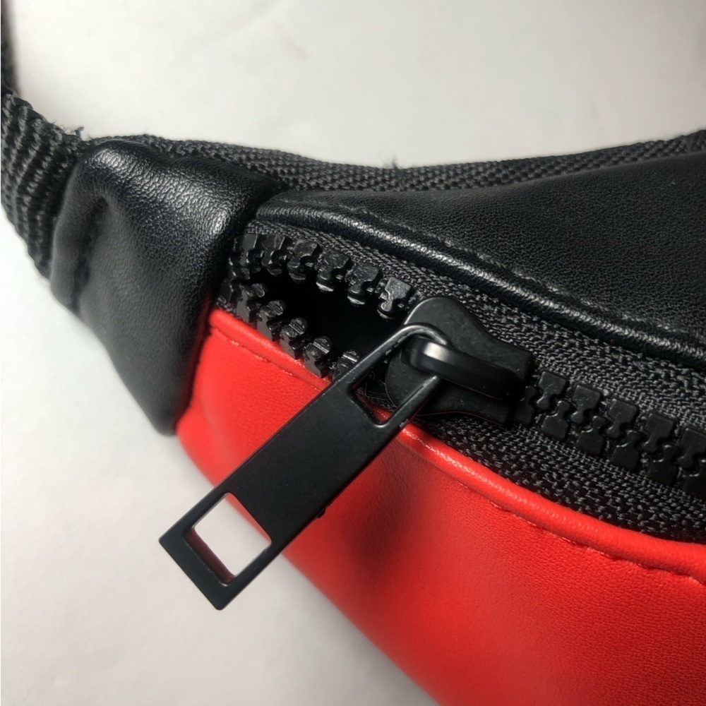 NWOT ASOS DESIGN cross body fanny pack in rainbow color block - Picture 8 of 16